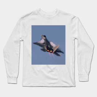 F-22 Raptor Afterburner Climb Long Sleeve T-Shirt